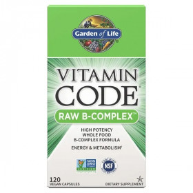 Vitamin Code Raw B-Complex — 120 веганских капсул