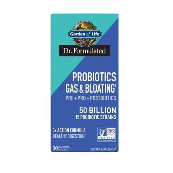 Dr. Formulated Probiotics Gas & Bloating - 30 vcaps