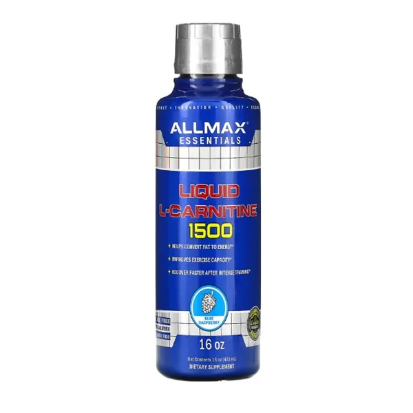 Liquid L-Carnitine 1500, Blue Raspberry - 473 ml.
