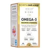 Aqua Biome Omega-3 Maximum Strength, 2000 mg (sitruuna) - 60 pehmeäkapselia