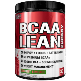 BCAA Lean Energy, ķiršu-laima sīrups - 309g