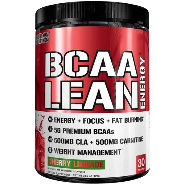 BCAA Lean Energy, ķiršu-laima sīrups - 309g