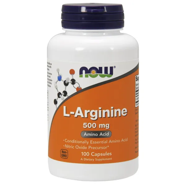 L-Arginine, 500mg - 100 caps