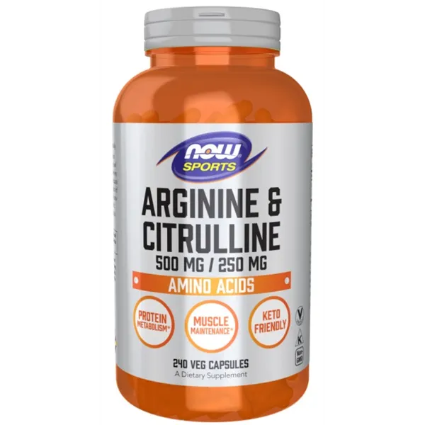Argininas ir citrulinas – 240 v-kapsulių