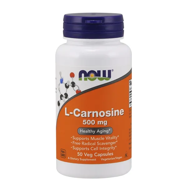 L-Carnosine, 500mg - 50 vcaps