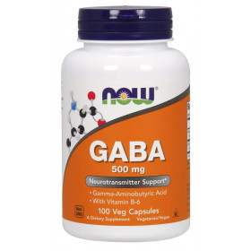 GABA ar B6 vitamīnu, 500 mg - 100 v-kapsulas
