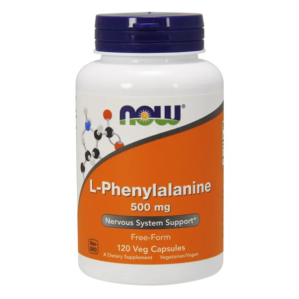L-фенилаланин, 500 мг - 120 растительных капсул