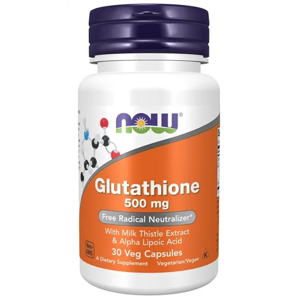 Glutationas su margainio ekstraktu ir alfa lipoine rūgštimi, 500 mg - 30 v kapsulių