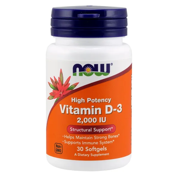 Vitamin D-3, 2000 IU - 30 softgels