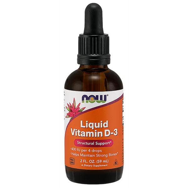 Vitamin D-3 Liquid, 400 IU - 59 ml.