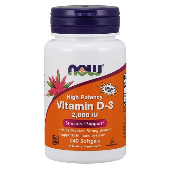 Vitamin D-3, 2000 IU - 240 softgels