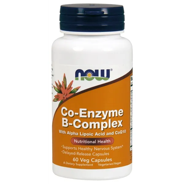 Коэнзимный комплекс витаминов группы B - 60 растительных капсул