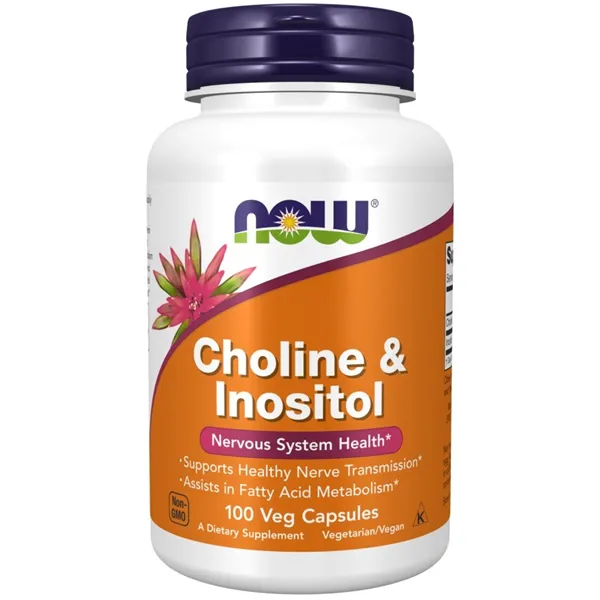 Cholinas ir inozitolis – 100 v kapsulių