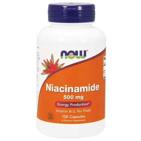 Niacinamīds, 500 mg - 100 kapsulas