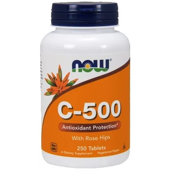 Vitamin C-500 with Rose Hips - 250 tablets