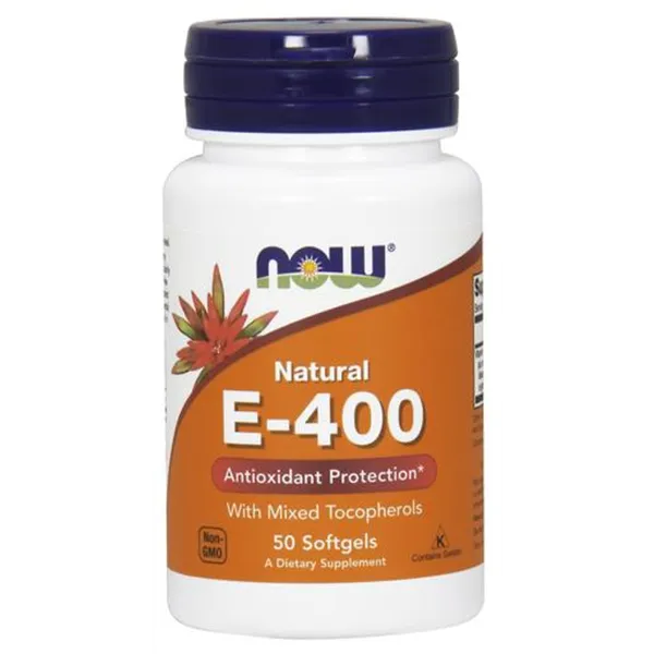 Vitamin E-400 - Natural (Mixed Tocopherols) - 50 softgels
