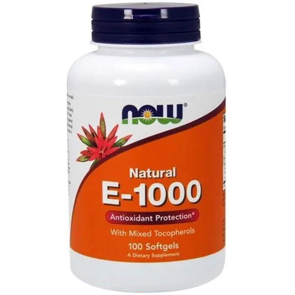 Vitamin E-1000 - Natural (Mixed Tocopherols) - 100 softgels