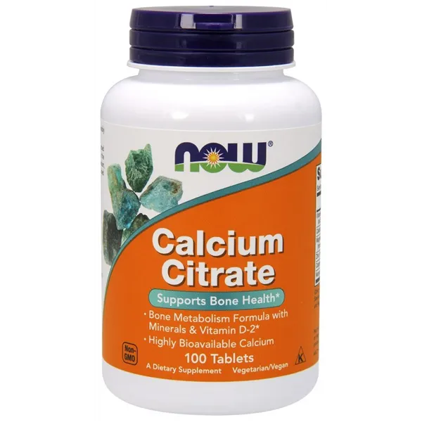 Calcium Citrate with Minerals & Vitamin D-2 - 100 tabs