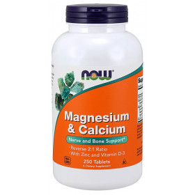Magnesium & Calcium with Zinc and Vitamin D3 - 250 tablets