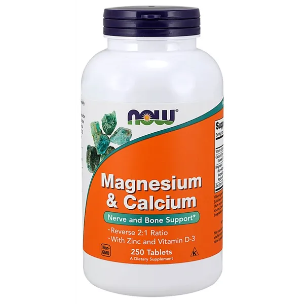 Magnijs un kalcijs ar cinku un D3 vitamīnu - 250 tabletes