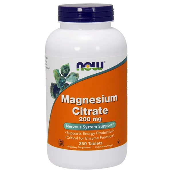 Magnesiumsitraatti, 200 mg - 250 tablettia