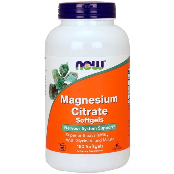 Magnesium Citrate Softgels - 180 softgels