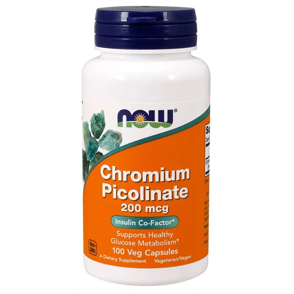 Chromium Picolinate, 200mcg - 100 vcaps