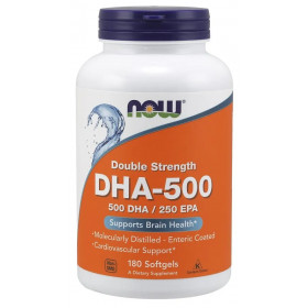DHA-500, 500 DHA / 250 EPA - 180 softgels