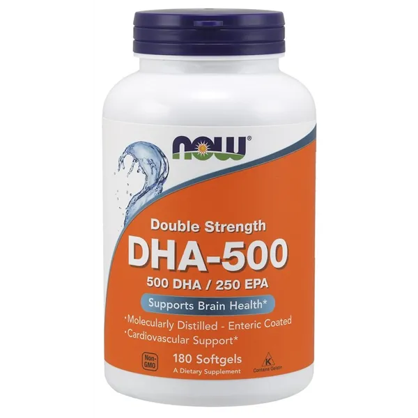 DHA-500, 500 DHA / 250 EPA — 180 мягких таблеток