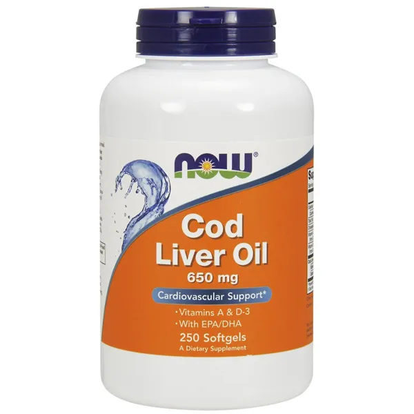 Kalanmaksaöljy, 650 mg - 250 pehmeää kapselia