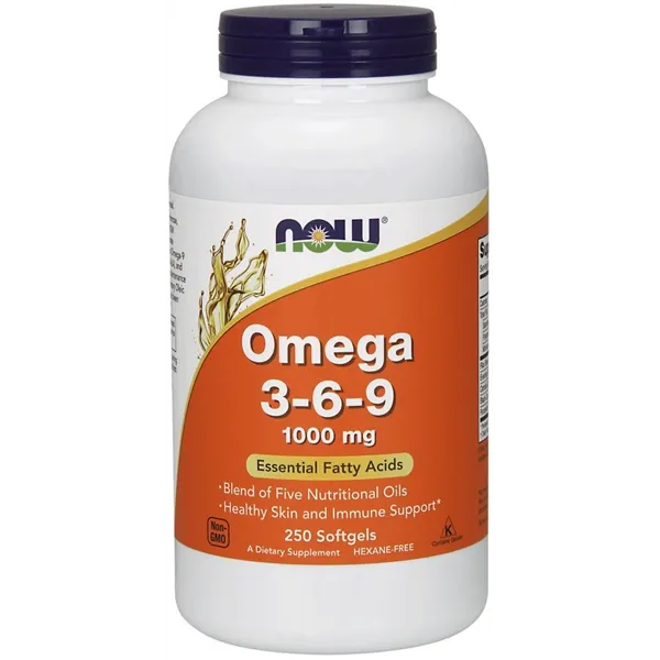 Omega 3-6-9, 1000 mg - 250 pehmeäkapselia