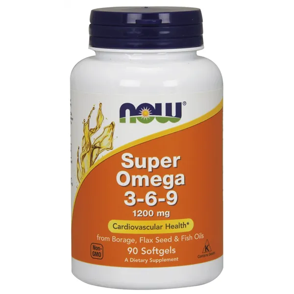 Super Omega 3-6-9, 1200 mg - 90 minkštųjų kapsulių