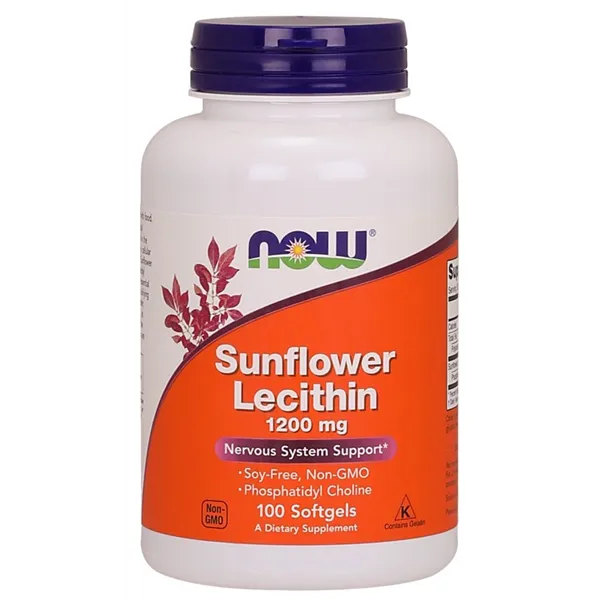 Sunflower Lecithin, 1200mg - 100 softgels