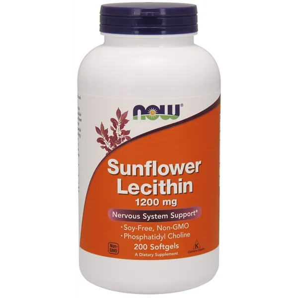 Sunflower Lecithin, 1200mg - 200 softgels