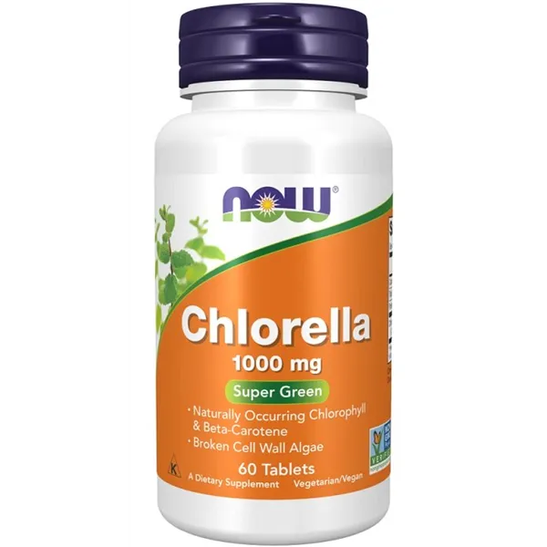 Chlorella, 1000 mg - 60 tablettia