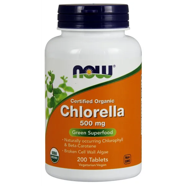 Chlorella, 500 mg - 200 tablettia