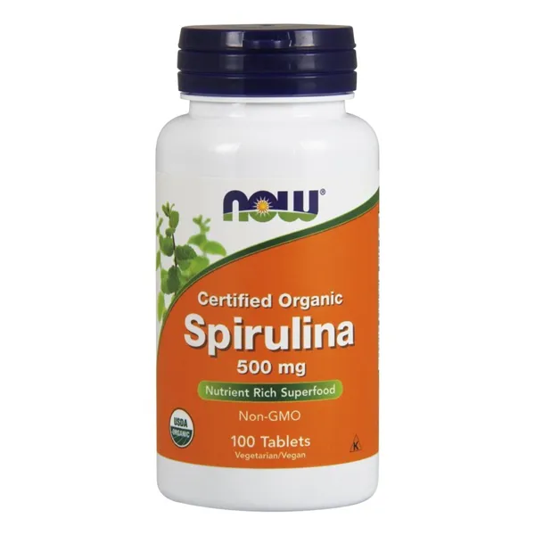 Spirulina, 500 mg - 100 tablečių