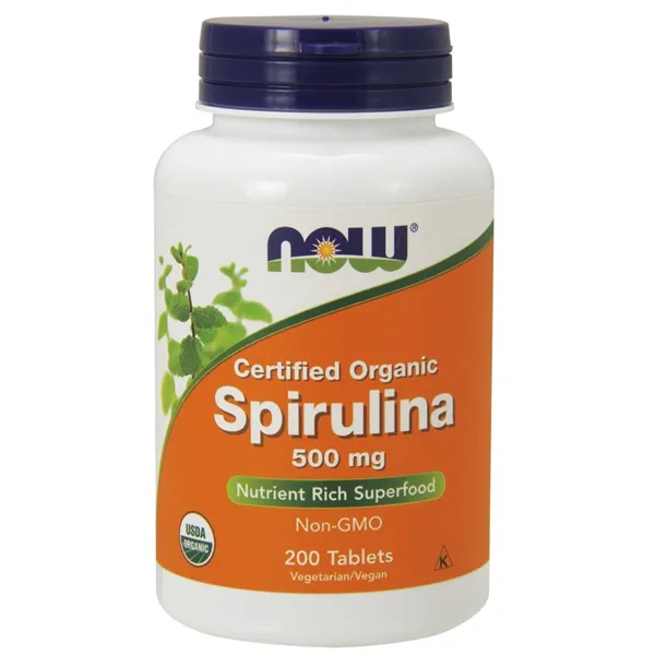 Spirulina, 500 mg - 200 tablečių