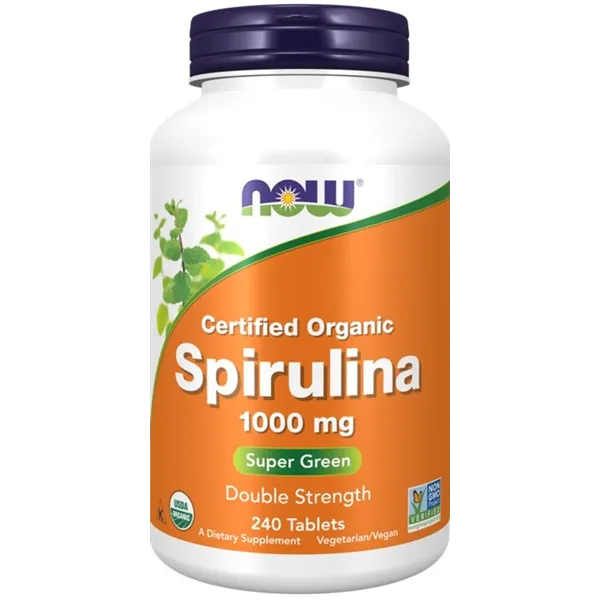 Spirulina, 1000 mg - 240 tablettia