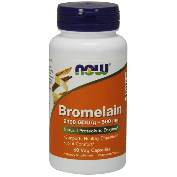 Bromelainas, 500 mg – 60 v kapsulių