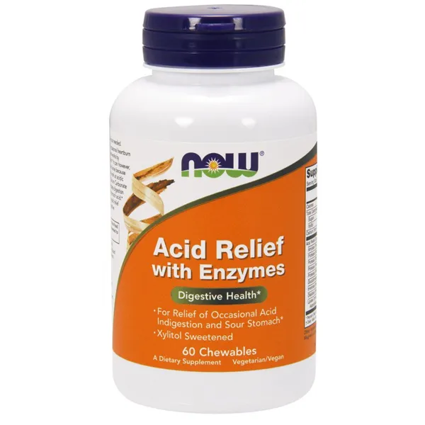 Acid Relief with Enzymes - 60 chewables
