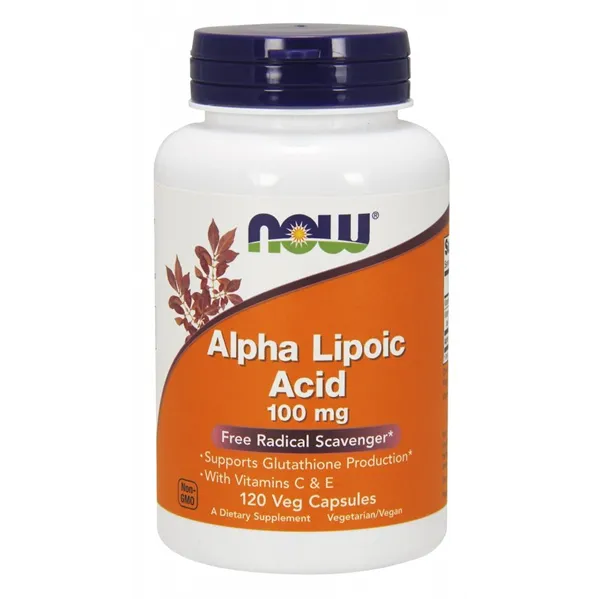 Alpha Lipoic Acid with Vitamins C & E, 100mg - 120 vcaps