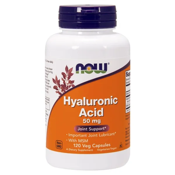 Hyaluronic Acid with MSM, 50mg - 120 vcaps