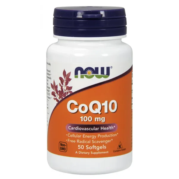 CoQ10, 100mg - 50 softgels