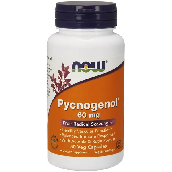 Pycnogenol acerola- ja rutiinijauheella, 60 mg - 50 v-kapselia