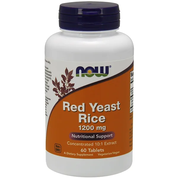 Koncentruotas raudonųjų mielių ryžių ekstraktas 10:1, 1200 mg - 60 tablečių