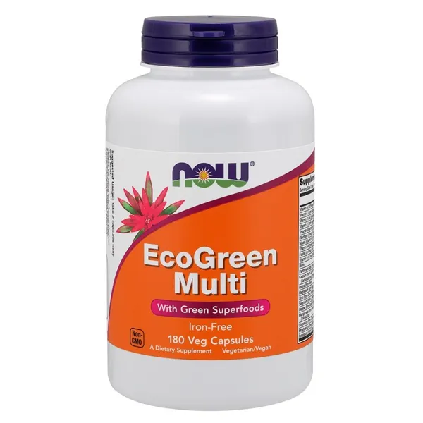 Green Multi, без железа - 180 растительных капсул