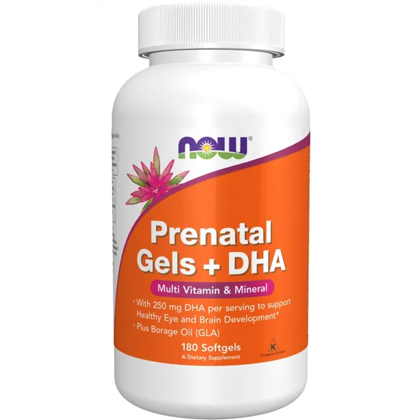 Prenataliniai geliai + DHR - 180 minkštųjų gelių