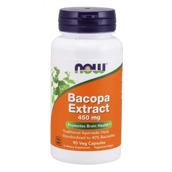 Bacopa ekstraktas, 450 mg - 90 v kapsulių