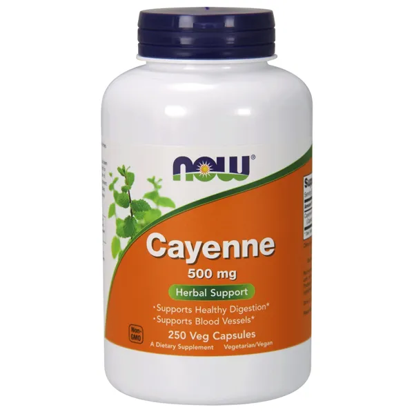Cayenne, 500mg - 250 vcaps